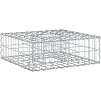Syfax Gabion Verhoogd Bed Zilver