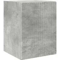 vidaXL TV Wandkast 30 x 31 x 40 cm Beton Bewerkt hout