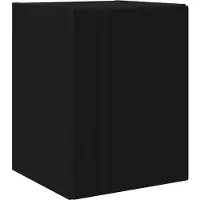vidaXL TV Wandkast 30 x 31 x 40 cm Zwart Bewerkt hout