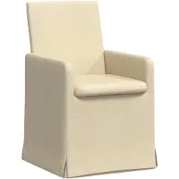 vidaXL Eetstoelen 2 st Stof Crème 57 x 67 x 95 cm