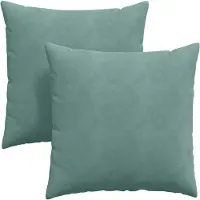 vidaXL Zitkussens 2 pcs Zeegroen 60 x 60 cm Corduroy stof