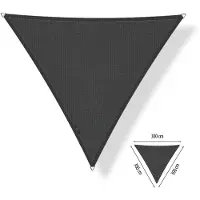 Shadow Comfort driehoek 3x3x3m Carbon Black