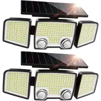 Lumisky Set van 2 zonnesensorprojectoren 800LM RAYLITE