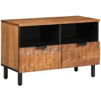 vidaXL TV Kast met lade Acacia Bruine Afwerking 70 x 33 x 46 cm