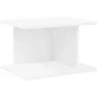 vidaXL Nachtkastje Wit 40 x 30 x 25 cm Bewerkt hout