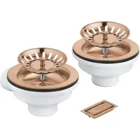 GROHE Toebehoren - Afvoerset voor spoelbak, geborsteld Warm Sunset 40997DL0
