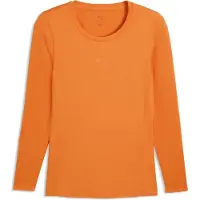 Puma teamLIGA26 Ondershirt Lange Mouwen Oranje