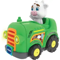 Vtech TTA - Kiki Koe Tractor Groen groen Kunststof Speelgoedvoertuig