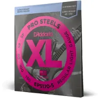 Daddario Eps170-5 5-string Prosteels Bass Guitar Strings Light 45-130 Long Scale