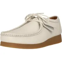 Clarks Veterschoen 'Wallabee' wit