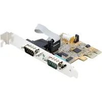 StarTech.com .com 21050-PC-SERIAL-CARD, PCIe, Seriële kaart, Volledige hoogte / laag profiel, PCI 2.0, RS-232, Geel