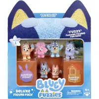 Bluey - Bluey Fuzzies - Deluxe Speelfigurenpakket (8 speelfiguren)