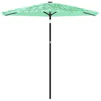 vidaXL Parasol met stalen paal 268x268x226 cm groen