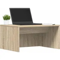 vidaXL Aan de muur bevestigd bureau Sonoma Eik Bewerkt hout