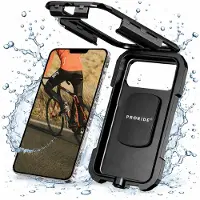 Proride Waterdichte Telefoonhouder Fiets - GSM Houder Fatbike - Fietshouder Anti-Schok Laag - 360 Graden Draaibaar - GSM Houder Fiets ,Scooter, Fatbike en Motor - Universeel