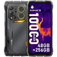 Oscal PILOT 6 - Thermische Robuuste Smartphone - 4G - 48GB RAM - 256GB ROM - 6.78inch 120Hz - 108MP 10000mAh Robuuste Telefoon - Android 16 - NFC - GPS - Zwart
