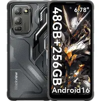 Blackview FORT 5 - Robuuste Smartphone - 4G - 36GB RAM - 256GB ROM - 6.78 inch 120Hz - Robuuste Telefoon - Nachtzicht - Android 16 - NFC - GPS - Zwart