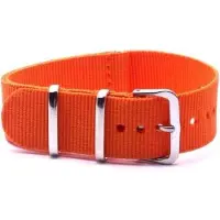 Kaiser Premium Orange Nato strap 20mm - Horlogeband Oranje