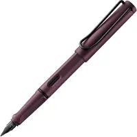 Lamy Safari Scarlet Vulpen | Ergonomische grip | Gepoetste stalen penpunt B | Robuuste ASA-kunststof behuizing | Inclusief blauwe T 10 inktpatroon | Rechtshandig