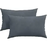 vidaXL Zitkussens 2 pcs Donkergrijs 50 x 30 cm Corduroy stof