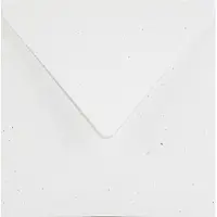 Netuno Ecologische ecru enveloppen vierkant K4-155 - 155 x 155 mm - 25 stuks - NK natgelijmde - 130 gram - Flora -