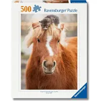Ravensburger – Pony and Cat – Legpuzzel – 500 Stukjes