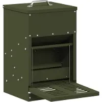vidaXL Kip trekvoeder Olijf Groen 25 x 42 x 40 cm 4 kg