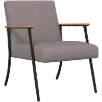vidaXL Fauteuil Taupe Stof