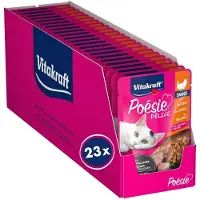 Vitakraft Poesie Delice Sauszakje Kattenvoer Kalkoen 85g 23 Eenheden