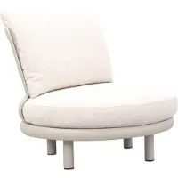 Van der Garde Tuinmeubelen Breeze loungestoel - Naturel/Mokka
