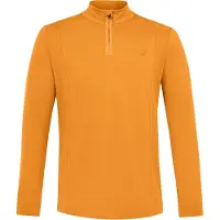 Protest Skipully Men Rewill 1/4 Zip Active Top Caramel Yellow-XXXL