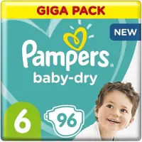 Pampers Baby-Dry Luiers - Maat 6 (13kg-18kg) - 96 Luiers