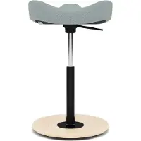 Varier Move zadelkruk, Saliegroen/Naturel Tonal - ergonomisch
