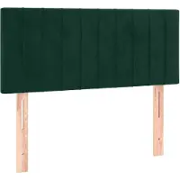 vidaXL Hoofdbord 100x5x78/88 cm fluweel donkergroen