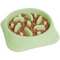 Yummie Slow Feeder Hond – Anti Schrokbak Honden – Voerbak tegen Schrokken – 20 cm – Groen [60061C]