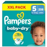 Pampers - Baby Dry - Maat 5 - Maandbox - 208 stuks - 11/16 KG