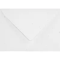 Netuno Ecologische ecru enveloppen A6 - 125 x 175 mm - B6 - 25 stuks - NK natgelijmde - 130 gram - Flora -