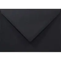 Netuno Gladde zwarte enveloppen C6 - 114 x 162 mm - A6 - 50 stuks - NK natgelijmde - 80 gram - Rainbow -