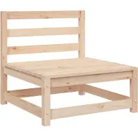 vidaXL Tuinbank zonder armleuningen 70x70x67 cm massief grenenhout