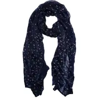 Boodz Sjaal Langwerpig met Sterren en Glitters Blauw