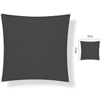 Shadow Comfort vierkant 5x5m Carbon Black