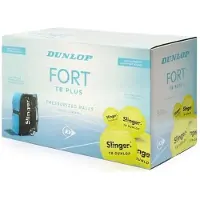 Dunlop Fort Tr Plus Tenis Balls Box Transparant 72 Balls