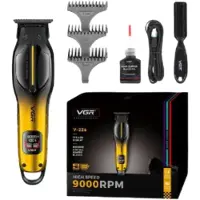VGR Draadloze Tondeuse voor Mannen – V-226 – Professionele Hair Clipper – 9000 RPM Motor – Keramische Messen – Barber Trimmer