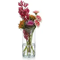 Hakbijl Glass Vaas Cylinder Dia 9cm H19cm