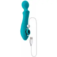 Evolved Novelties - Wanderful Sucker Vibrator - Dubbele vibrator met vibraties en zuigkracht voor extatisch orgasme