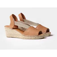 Toni pons Leren espadrille met middelhoge sleehak en open achterkant | TEIDE-P