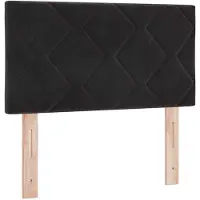 vidaXL Hoofdbord Zwart 80 cm Fluweel