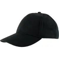 Elevate Unisex Trona 6 Panel Grs gerecycleerde pet zwart