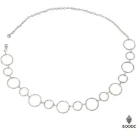 Boodz Kettingriem Ringen Zilver