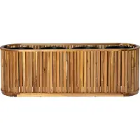 Intratuin Plantenbak Lattes Naturel 150 X 40 X 50 Cm